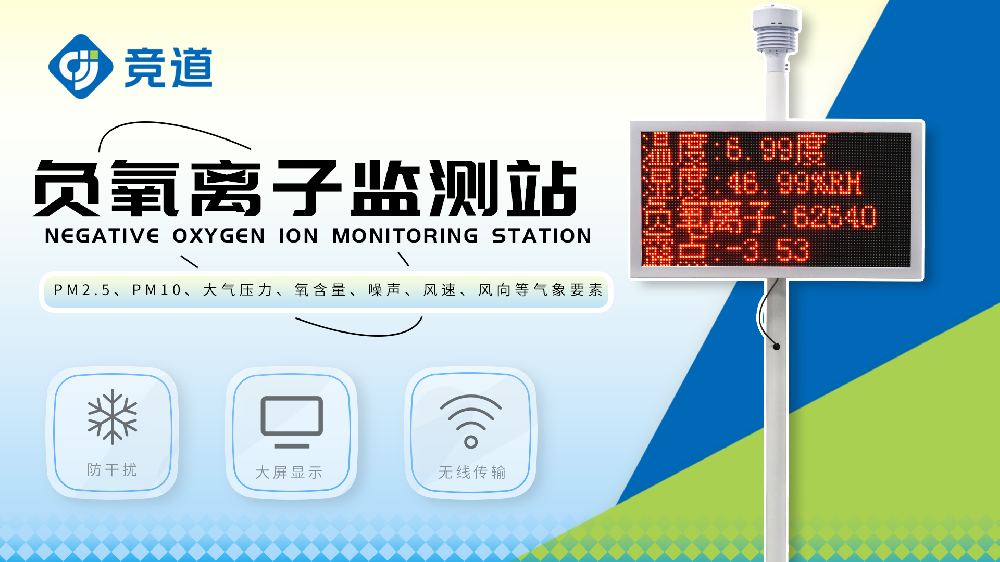負氧離子監測系統的構成以及功能介紹